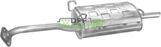 Koncový tlumič výfuku Hyunday Accent/Excel 94-99 1.5i, Polmo 10.05 A, OE 28700-22000 28700-22001 28700-22100