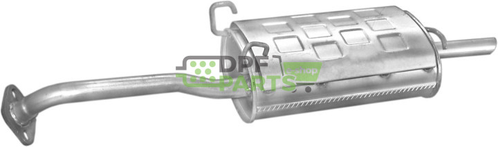 Koncový tlumič výfuku Hyunday Accent/Excel 94-99 1.5i, Polmo 10.05 A, OE 28700-22000 28700-22001 28700-22100