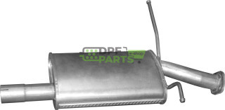 Střední tlumič výfuku Hyundai Santa Fe 2.0 00-06, Polmo 10.13 A, OE 2861026120