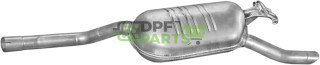 Koncový tlumič výfuku Mercedes E200/E220 92-95, Polmo 13.30 A, OE 1244918501