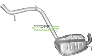 Koncový tlumič výfuku Mercedes E-Classa E400 - W211, Polmo 13.32 A, OE 2114910100