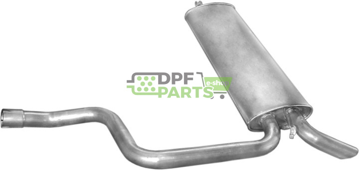 Koncový tlumič výfuku Mercedes 124 85-96 2.0-3.0 24V/3.0D kombi, Polmo 13.33 A, OE 1244901721 1244910300