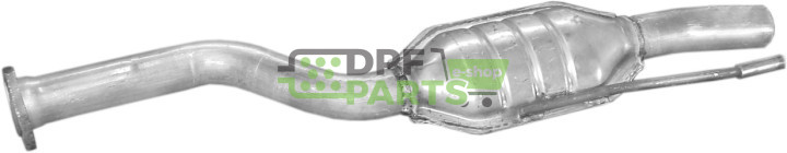 Střední tlumič výfuku Mercedes E250-W124 2.5 D SDN 93-95, Polmo 13.35 A, OE 1244903515 1244911600