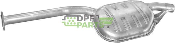 Střední tlumič výfuku Mercedes E250/ E300 Turbo Diesel sedan,combi 93-96, Polmo 13.39 A, OE 1244910200