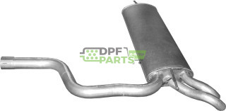 Koncový tlumič výfuku Mercedes E 280 T/E 320/E 320 T, Polmo 13.47 A, OE 2104903421