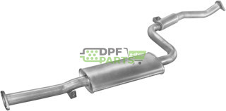 Střední tlumič výfuku Mitsubishi Carisma 1.8GDi 05/97-02/99, Polmo 14.130 A, OE MR 312905 XR 312905