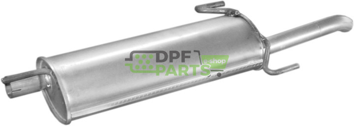 Koncový tlumič výfuku Opel Astra 1.4i 1.4i -16V 1.6i 1.6i -16V SDN 96-98, Polmo 17.76 A, OE 5852901