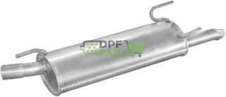 Koncový tlumič výfuku Opel Astra 1.6i 16V kombi 96-, Polmo 17.79 A, OE 5852892