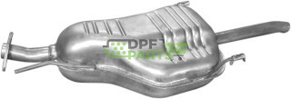 Koncový tlumič výfuku Opel Astra G 1.8i -16V, 2.0i -16V sedan 98-04, Polmo 17.612 A, OE 24423010 58 52 059 58 52 105 90530892