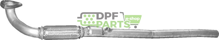 Rura kolektorowa Opel Meriva A 1.6i 16V 08/05-05/10, Polmo 17.614 A, OE 58 52 546