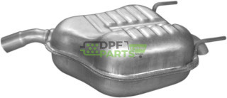 Koncový tlumič výfuku Opel Vectra C 1.6i -16V 1.8i -16V 04/02-11/05, Polmo 17.615 A, OE 24421917 58 52 176