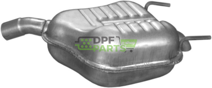 Koncový tlumič výfuku Opel Vectra C 2.2i -16V 04/02-01/04 / Fiat Croma II, Polmo 17.618 A, OE 24421936 58 52 177