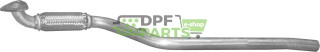 Rura kolektorowa Opel Meriva A 1.6i MPV 03-04, 1.6i-16V MPV 03-05, Polmo 17.629 A, OE 5852199 93365216