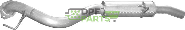 Koncový tlumič výfuku Opel Frontera B 4X4 LWB 2.2 DTi 98-03, Polmo 17.633 A, OE 5852081