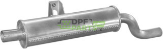 Koncový tlumič výfuku Polonez Truck -95, Polmo 20.04 A, OE 034651