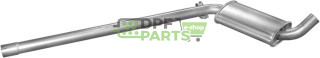 Střední tlumič výfuku Seat Toledo 91-97 1.8i kat, Polmo 23.05 A, OE 1L0253409D
