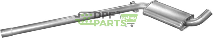 Střední tlumič výfuku Seat Toledo 91-97 1.8i kat, Polmo 23.05 A, OE 1L0253409D