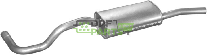 Koncový tlumič výfuku Seat Cordoba/VW Polo 1.6i  1.8  1.9TD  2.0i  96-, Polmo 23.14 A, OE 6K5253609AH 6K5253609J