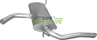 Koncový tlumič výfuku Seat Altea XL / Toledo 1.9 TDi 03/06-12/10, Polmo 23.30 A, OE 5P5253181T