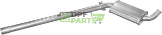 Střední tlumič výfuku Seat Toledo 91-96 1.6i/1.9D kat, Polmo 23.38 A, OE 1L0253409C 1L0253409E 1L0253409L