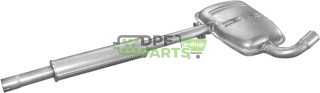 Střední tlumič výfuku Seat Toledo 1.9TD/ 1.6i  95 -98, Polmo 23.44 A, OE 1L0253409K