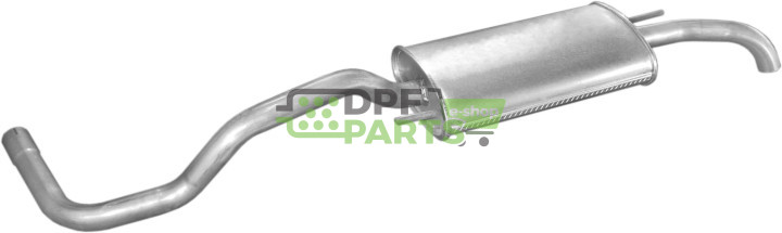 Koncový tlumič výfuku Seat Cordoba 1.0i  96-, Polmo 23.63 A, OE 6K5253609AE