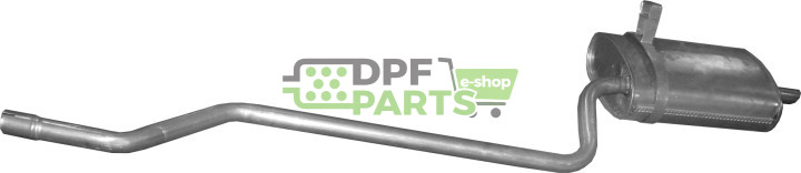 Koncový tlumič výfuku Toyota Corolla 1.4 16V, Polmo 26.36 A, OE 17430-0D040 17430-22120