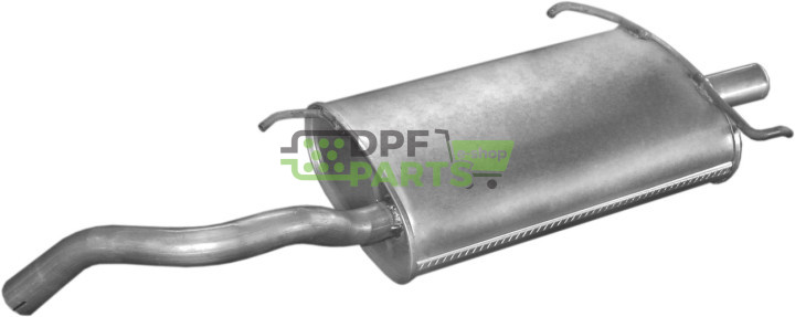 Koncový tlumič výfuku Toyota Carina II 2.0i 16V  87-92, Polmo 26.51 A, OE 1743074421 1743074430 1743074431