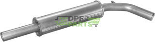 Střední tlumič výfuku VW Polo 1.9D HB 94-99, Polmo 30.162 A, OE 6N0253209C