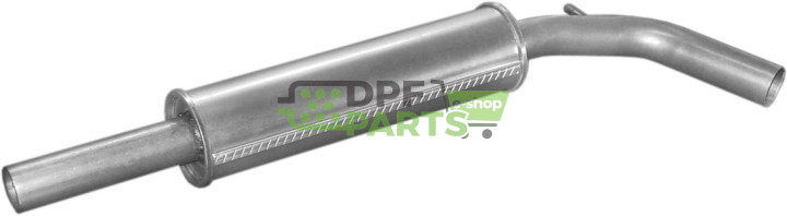 Střední tlumič výfuku VW Polo 1.9D HB 94-99, Polmo 30.162 A, OE 6N0253209C