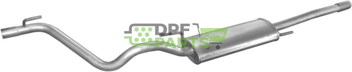 Koncový tlumič výfuku VW Vento 1.8 kat 91-93, Polmo 30.181 A, OE 1H5253609 1H5253609B