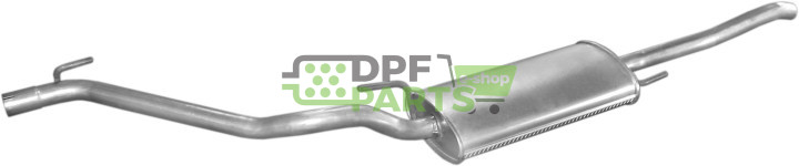Koncový tlumič výfuku VW Vento 1.4-1.8 93-98, Polmo 30.182 A, OE 1H5253609L 1H5253609S