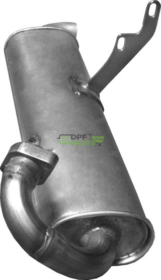 Koncový tlumič výfuku Smart City / Fortwo with catalyst, Polmo 57.01 A, OE 0001755V01200 0011953V00100