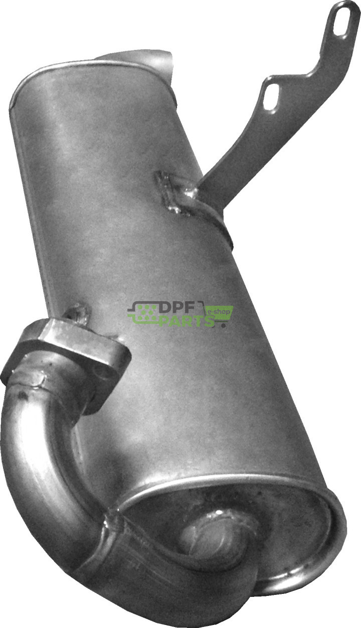 Koncový tlumič výfuku Smart City / Fortwo with catalyst, Polmo 57.01 A, OE 0001755V01200 0011953V00100