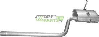 Koncový tlumič výfuku Mini One 1.4 Diesel Hatchback 07/02-09/05, Polmo 59.01 A, OE 18307791249