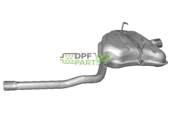 Koncový tlumič výfuku Mini Cooper 1.6i 16V 04/04-07/08, Polmo 59.03 A, OE 18 10 1 485 994 18 10 7 526 614 18 30 7 537 083