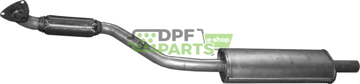 Tłumik początkowy Opel Zafira B 1.6 CNG, Polmo 17.09 A, OE 5852581