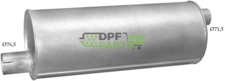 Tlumič DAF 45.150 FA, Polmo 61.12 A, OE MAK3038 MAK6865 MAK6883 NRK4460 RAK5040