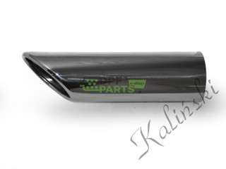 Końcówki ozdobne układu wydechowego / ścięcie pod kątem 45° / fi 80