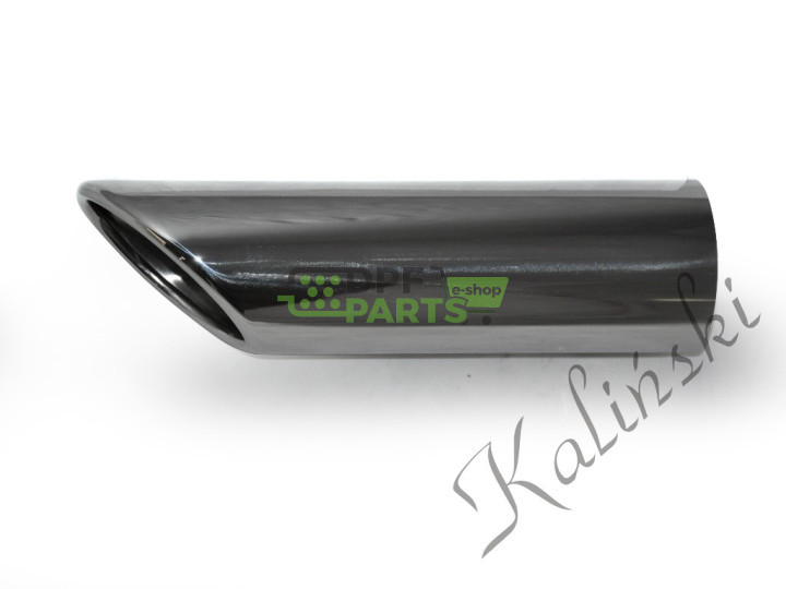 Końcówki ozdobne układu wydechowego / ścięcie pod kątem 45° / fi 80