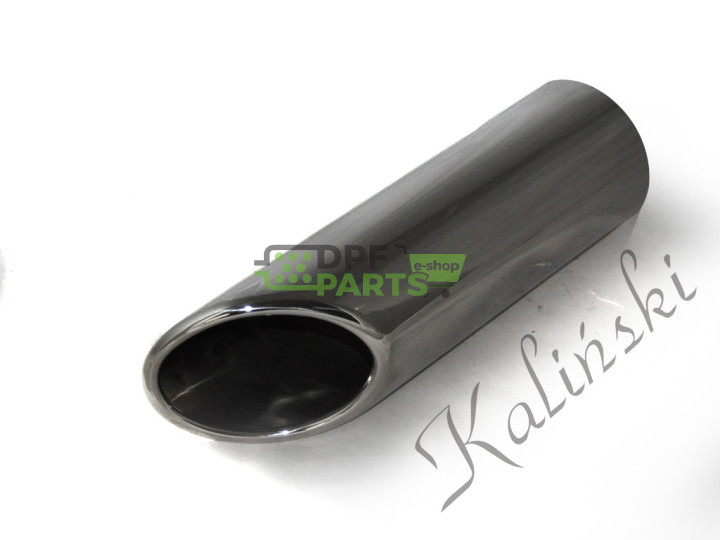 Końcówki ozdobne układu wydechowego / ścięcie pod kątem 45° / fi 80