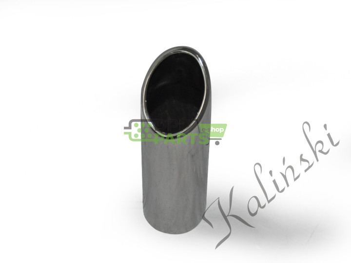 Końcówki ozdobne układu wydechowego / ścięcie pod kątem 45° / fi 80