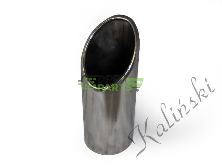 Końcówki ozdobne układu wydechowego / ścięcie pod kątem 45° / fi 70