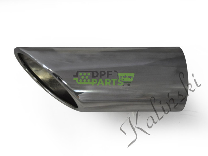 Końcówki ozdobne układu wydechowego / ścięcie pod kątem 45° / fi 90