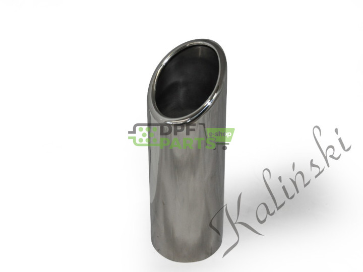 Końcówki ozdobne układu wydechowego / ścięcie pod kątem 30° / fi 80