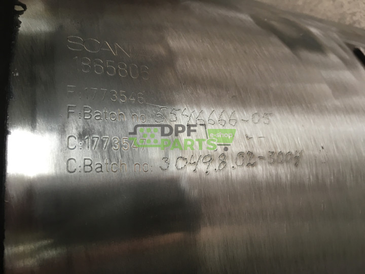 Filtr  DPF Scania 1865806