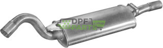 Koncový tlumič výfuku Audi 80 86-91/Coupe 89-91 1.6-2.0/kat/S/I, Polmo 01.05 A, OE 893 253 609 B