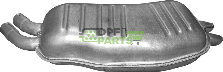 Koncový tlumič výfuku BMW 3 E46 03/03-02/05, Polmo 03.133 A, OE 18307785483 18307792031