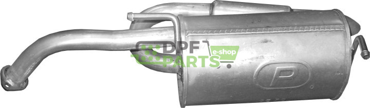 Koncový tlumič výfuku Chevrolet Matiz 0.8/1.0, Polmo 05.70 A, OE 96591511