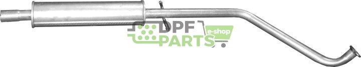 Střední tlumič výfuku Chevrolet Matiz 0.8/1.0, Polmo 05.71 A, OE 96414825 96591506